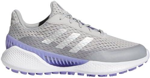 imageadidas Womens Summervent Spikeless Golf ShoesGrey TwoSilver MetallicLight Purple