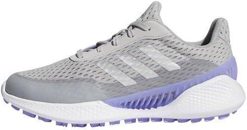 imageadidas Womens Summervent Spikeless Golf ShoesGrey TwoSilver MetallicLight Purple