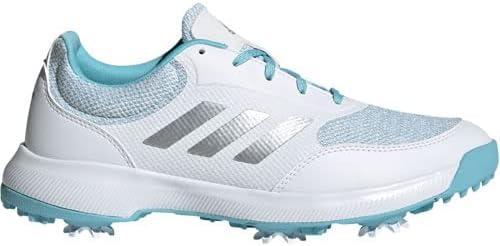 imageadidas Womens Tech Response 20 Golf ShoesWhiteSilver MetallicHazy Sky