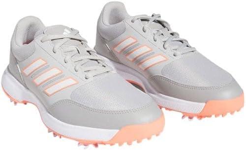 imageadidas Womens Tech Response 30 Golf Shoes ShoesGrey TwoFootwear WhiteCoral Fusion