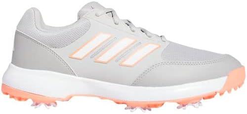 imageadidas Womens Tech Response 30 Golf Shoes ShoesGrey TwoFootwear WhiteCoral Fusion