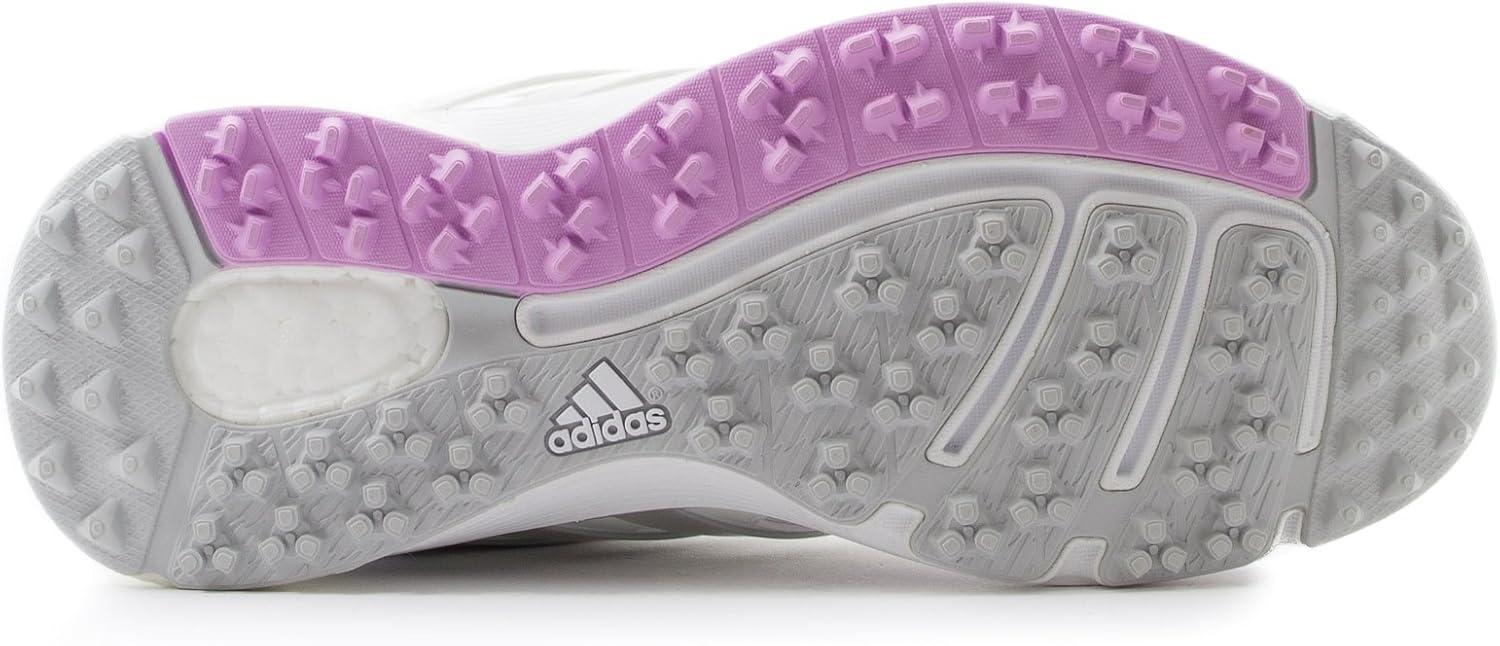 imageadidas Womens W Response Bounce 2 Golf ShoeBlanco Plata Morado