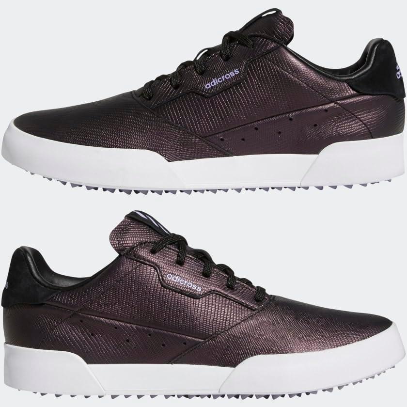 imageadidas Womens W Response Bounce 2 Golf ShoeCore BlackMagic LilacFootwear White