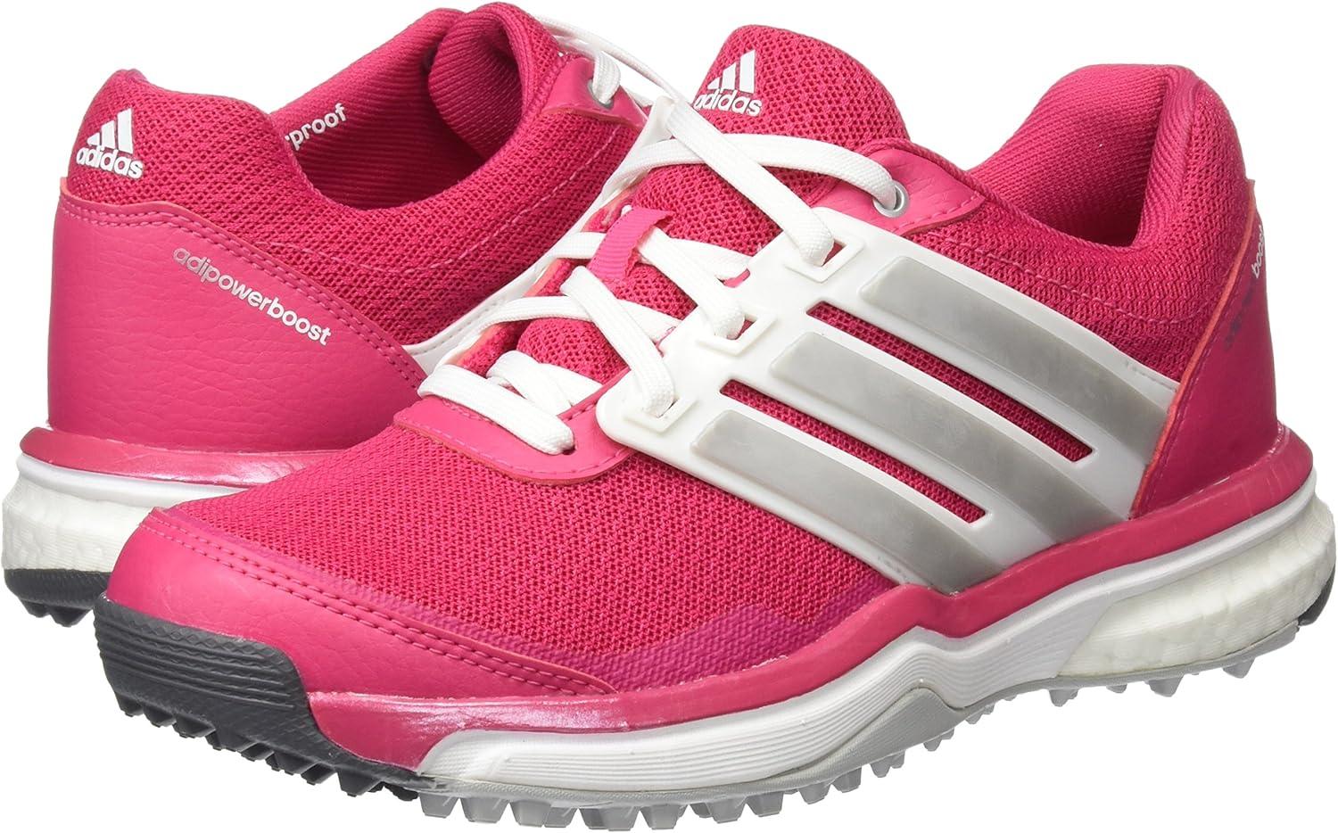 imageadidas Womens W Response Bounce 2 Golf ShoeRosa Blanco Plata