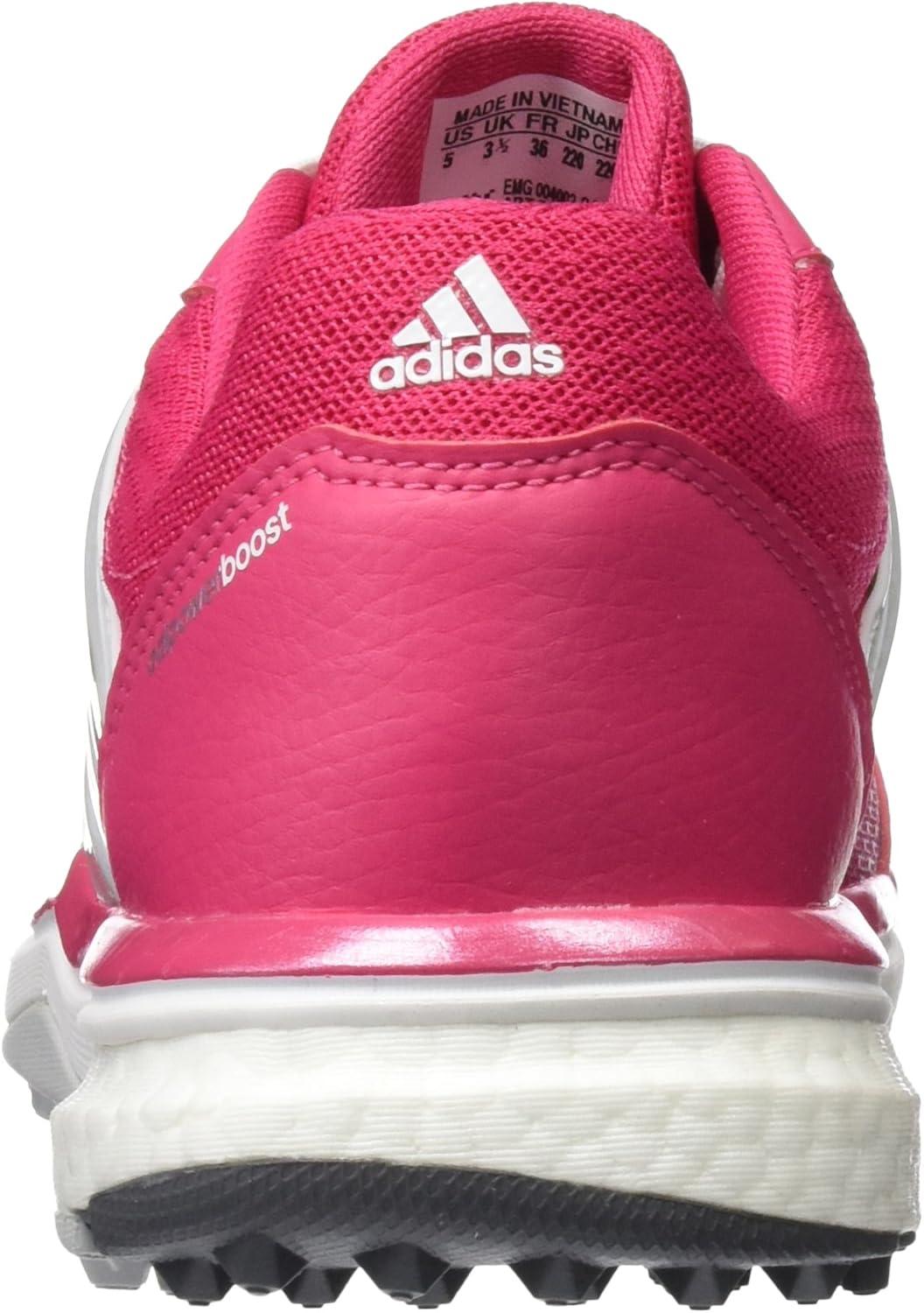 imageadidas Womens W Response Bounce 2 Golf ShoeRosa Blanco Plata