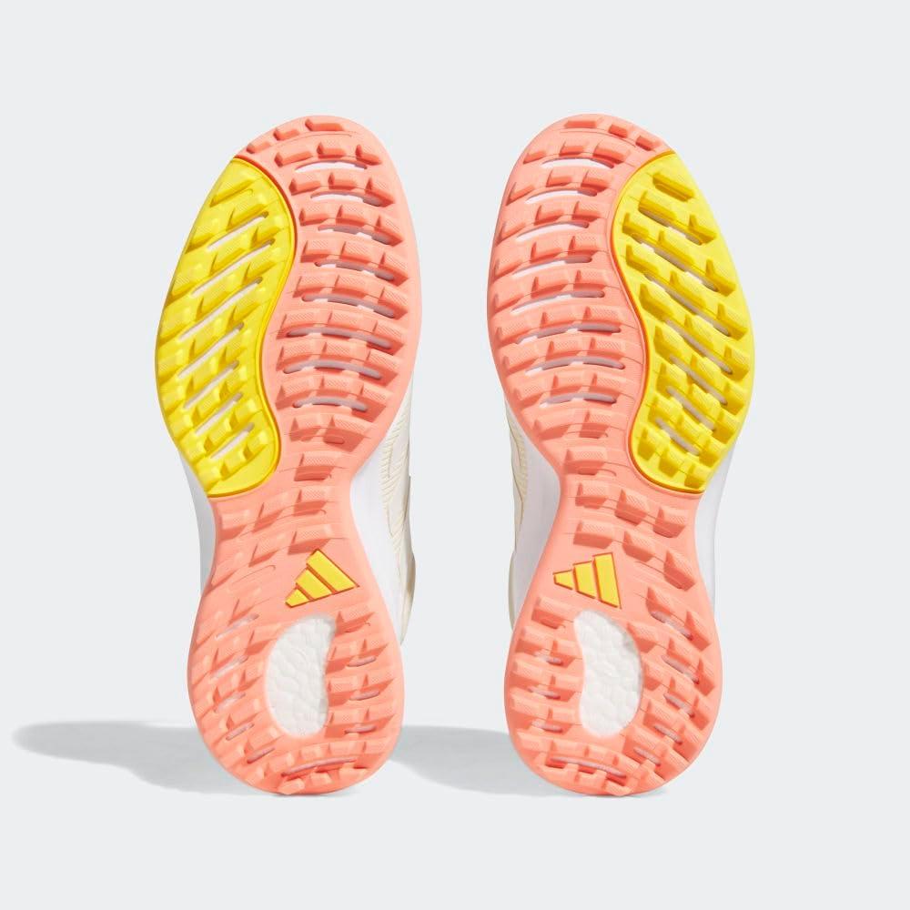 imageadidas Womens Zoysia Spikeless Golf ShoeChalk WhiteZero MetallicSand Strata