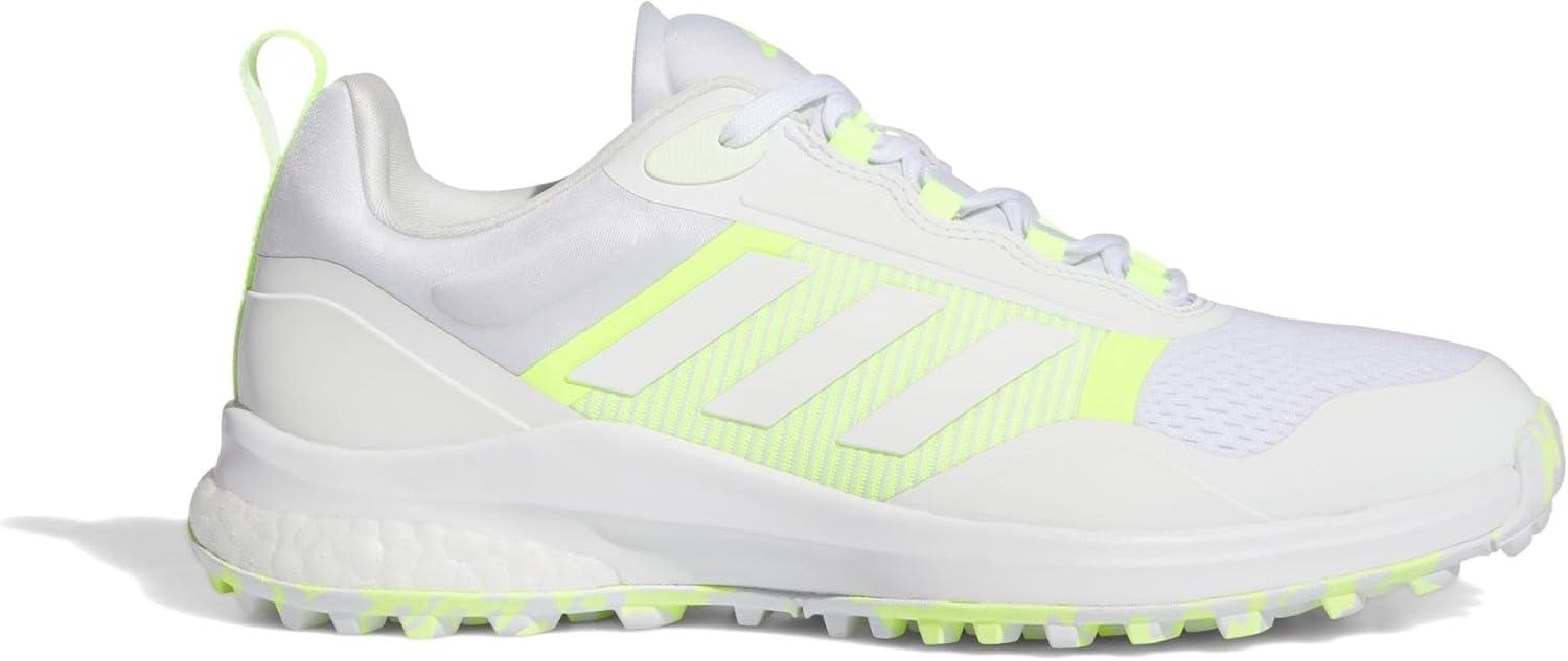 imageadidas Womens Zoysia Spikeless Golf ShoeFootwear WhiteLucid Lemon