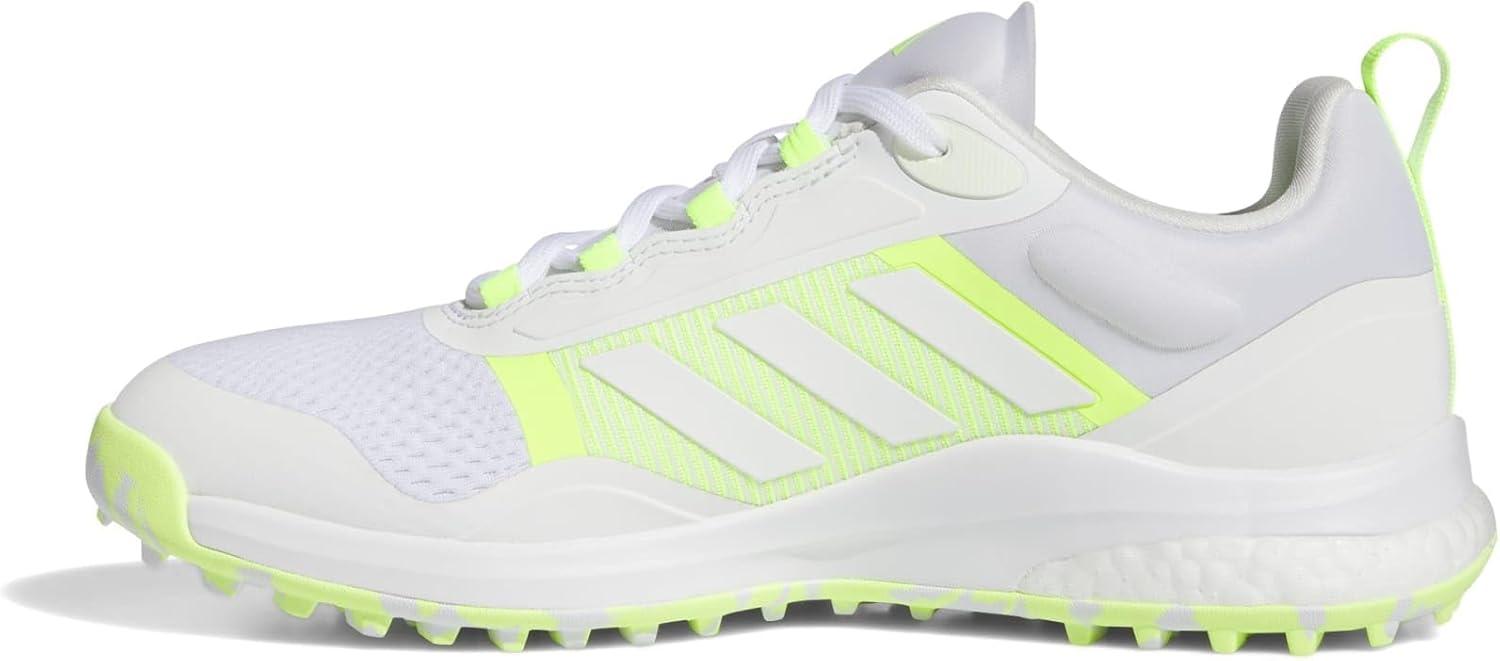 imageadidas Womens Zoysia Spikeless Golf ShoeFootwear WhiteLucid Lemon