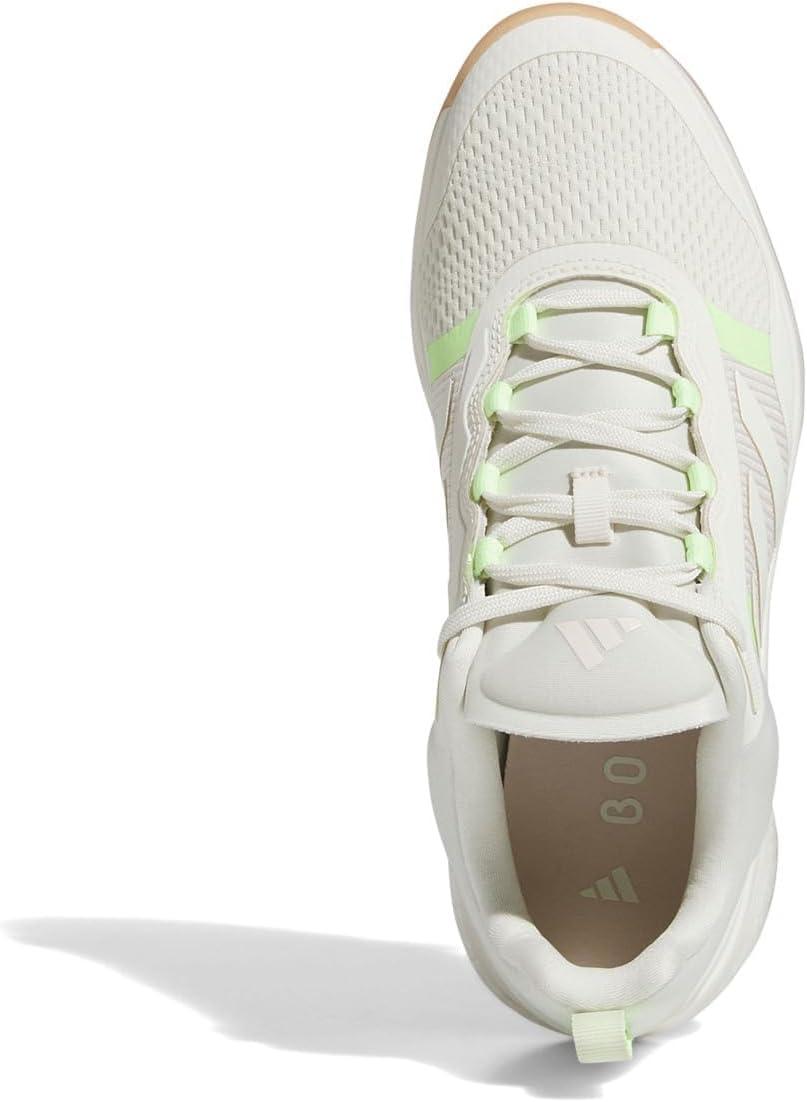 imageadidas Womens Zoysia Spikeless Golf ShoeOff WhitePutty MauveGreen Spark