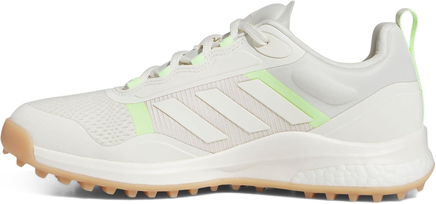 imageadidas Womens Zoysia Spikeless Golf ShoeOff WhitePutty MauveGreen Spark