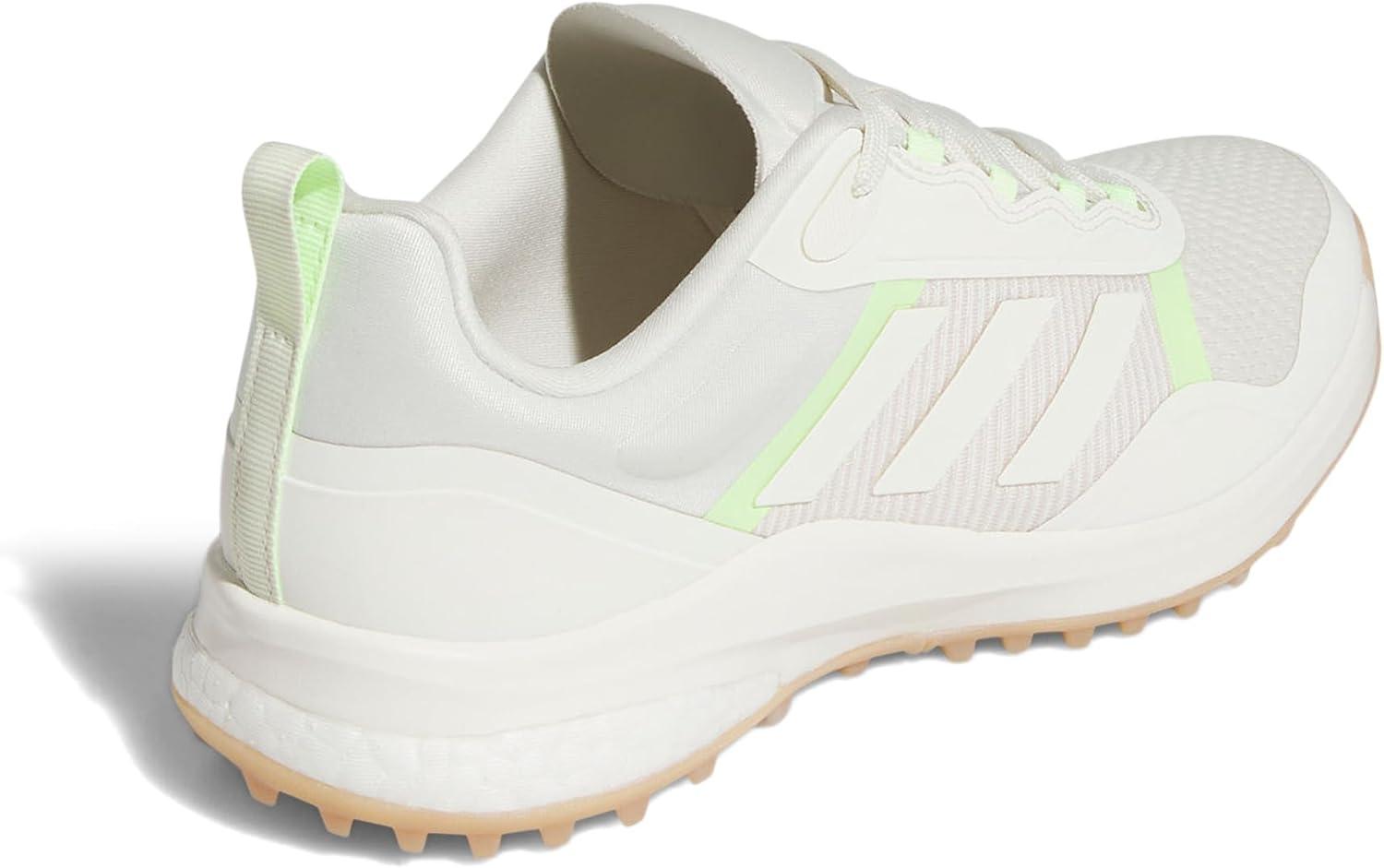 imageadidas Womens Zoysia Spikeless Golf ShoeOff WhitePutty MauveGreen Spark