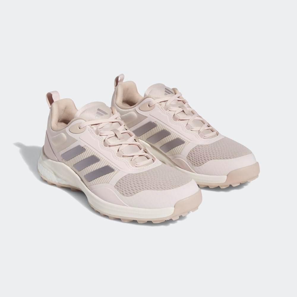 imageadidas Womens Zoysia Spikeless Golf ShoeWonder TaupeTaupe MetallicWonder Quartz