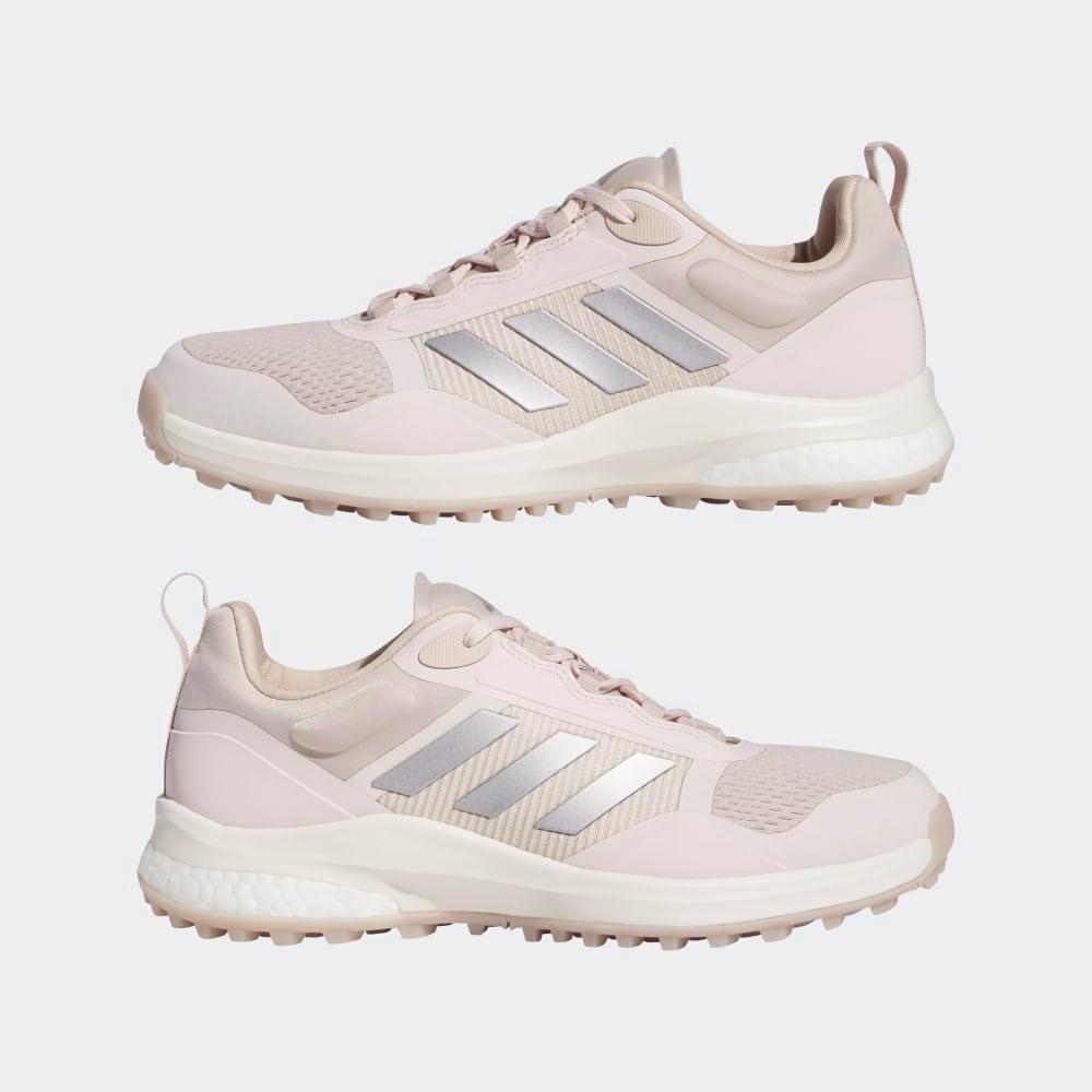 imageadidas Womens Zoysia Spikeless Golf ShoeWonder TaupeTaupe MetallicWonder Quartz