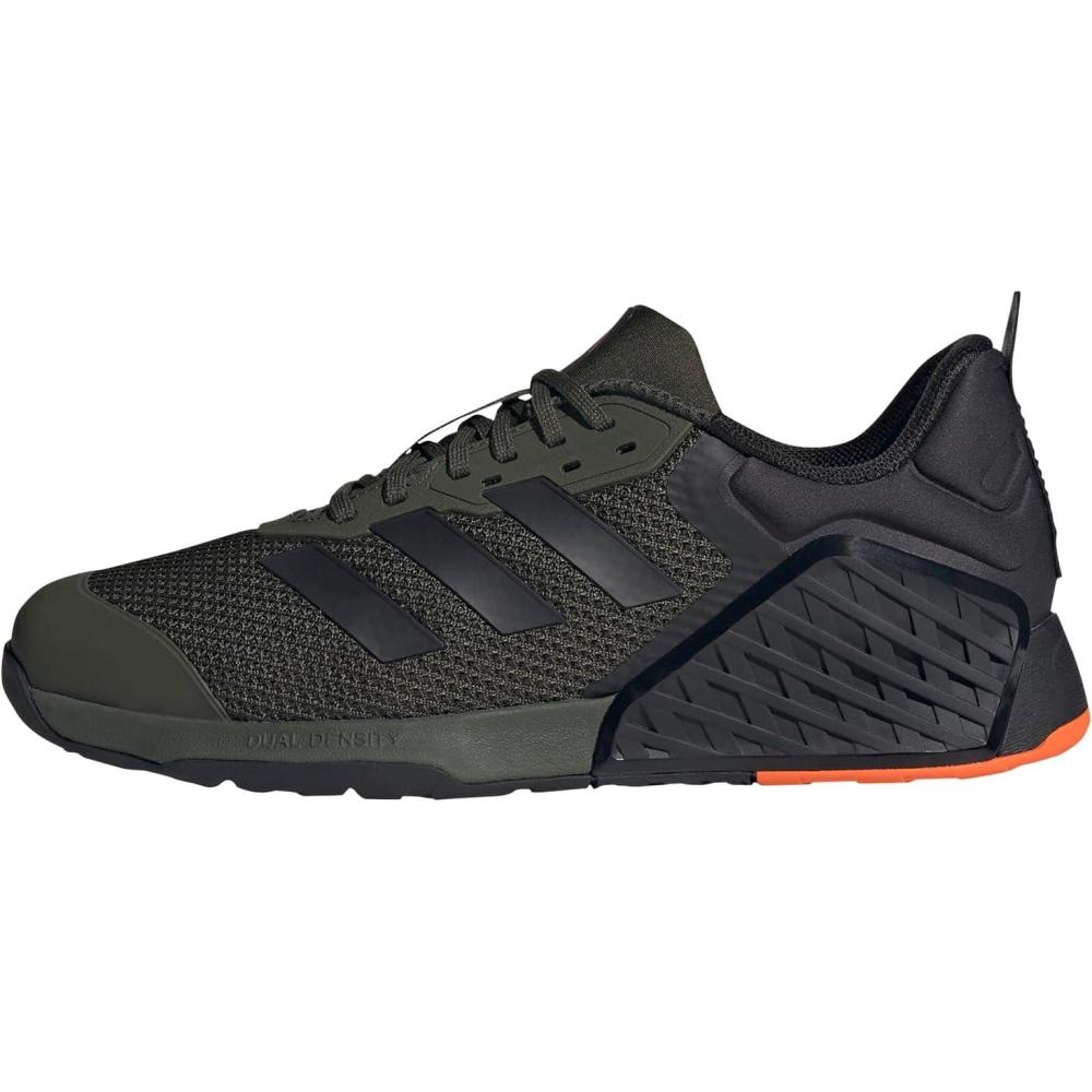 imageadidas UnisexAdult Dropset 3 Training SneakerNight CargoBlackImpact Orange