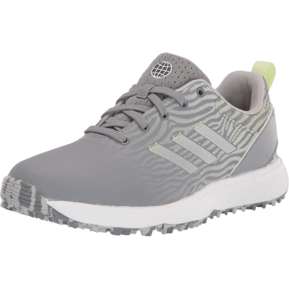 imageadidas Womens S2g Spikeless ShoesGrey ThreeSilver MetallicPulse Lime
