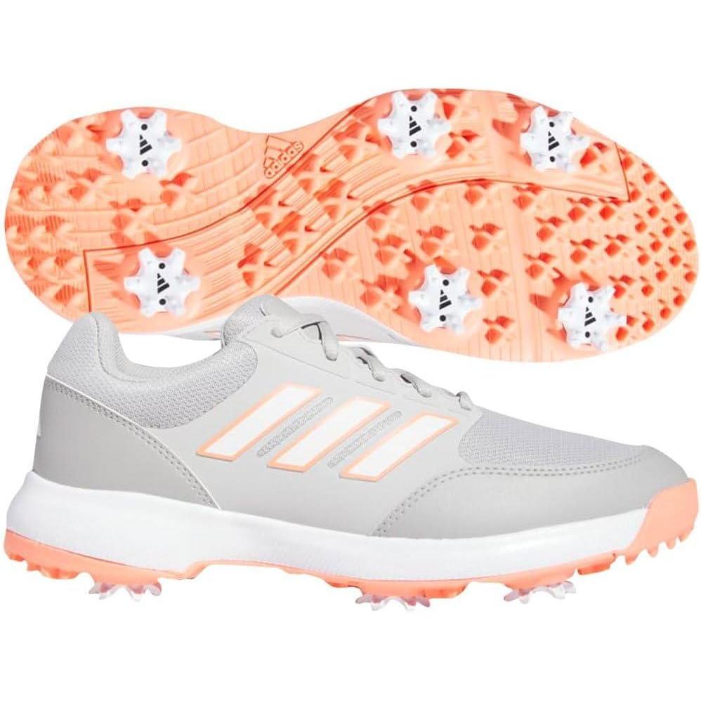 imageadidas Womens Tech Response 30 Golf Shoes ShoesGrey TwoFootwear WhiteCoral Fusion