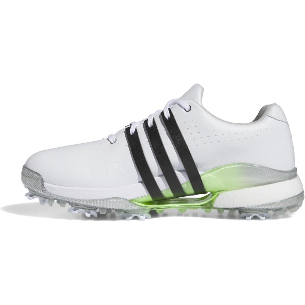 imageadidas Womens Tour360 24 Golf ShoesFootwear WhiteCore BlackGreen Spark