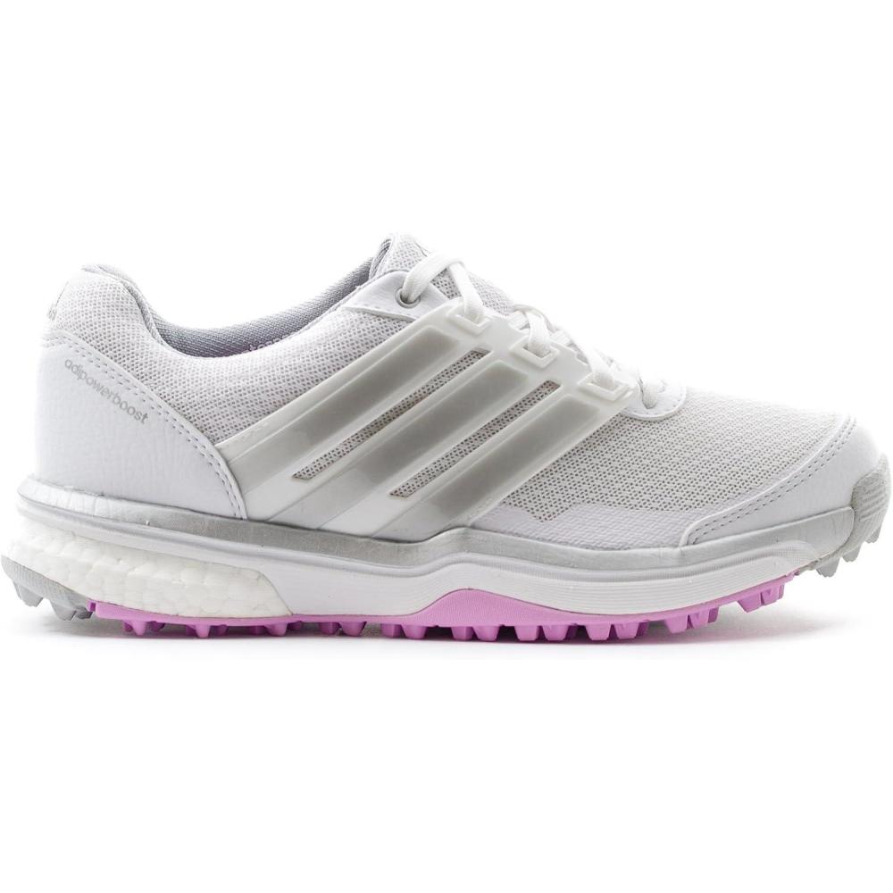 imageadidas Womens W Response Bounce 2 Golf ShoeBlanco Plata Morado