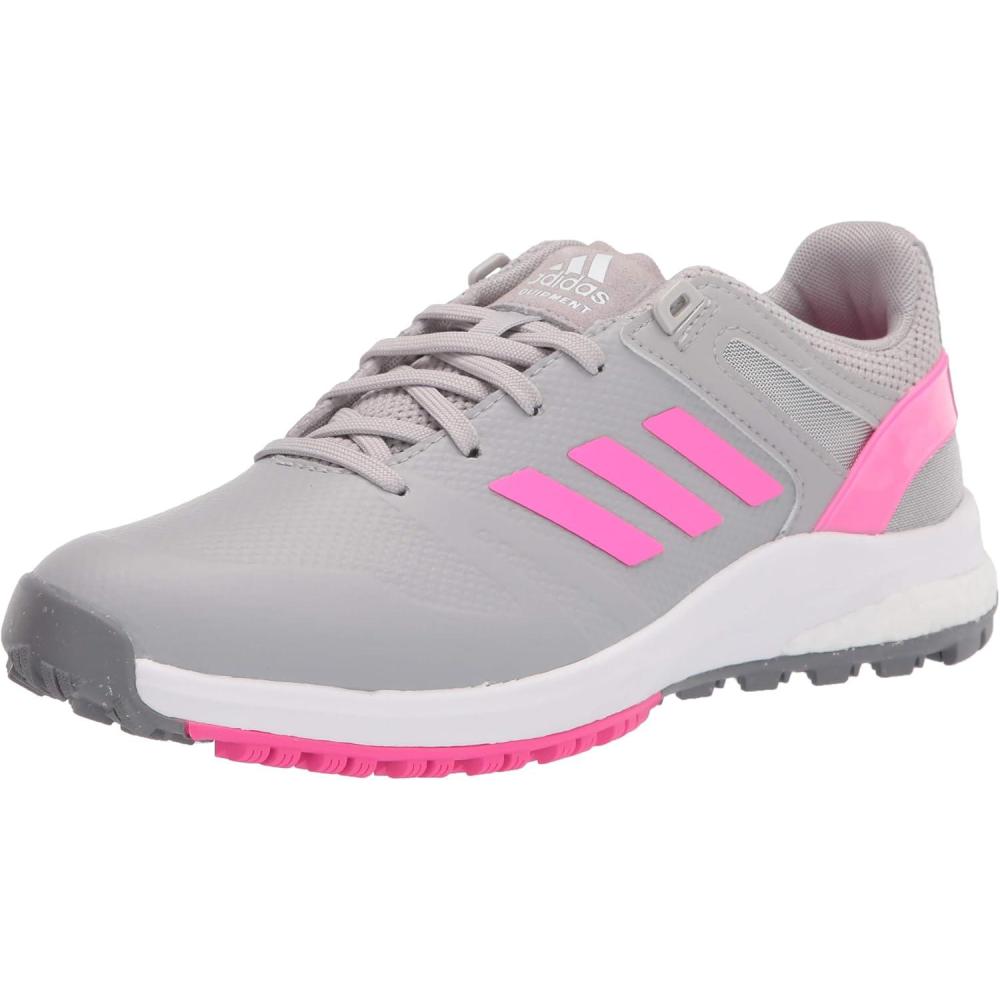 imageadidas Womens W Response Bounce 2 Golf ShoeGreyScreaming PinkGrey