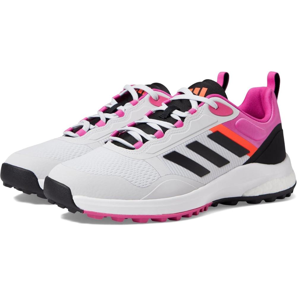 imageadidas Womens Zoysia Spikeless Golf ShoeDash GreyCore BlackLucid Fuchsia