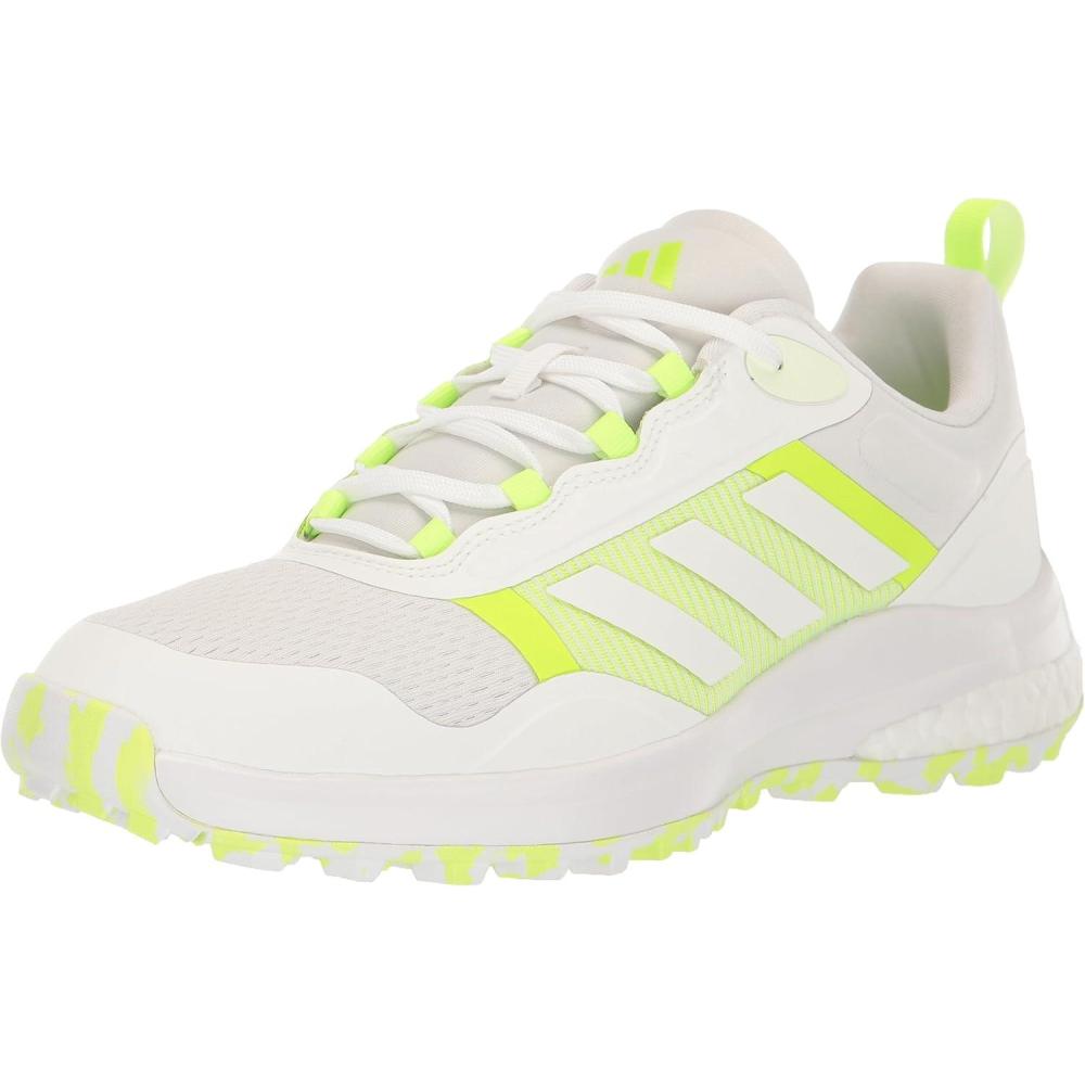 imageadidas Womens Zoysia Spikeless Golf ShoeFootwear WhiteLucid Lemon