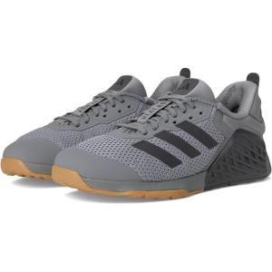 adidas Unisex-Adult Dropset 3 Training Sneaker(Grey/Grey/Black)
