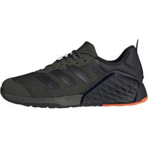 adidas Unisex-Adult Dropset 3 Training Sneaker(Night Cargo/Black/Impact Orange)