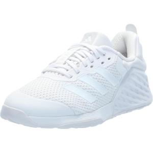 adidas Unisex-Adult Dropset 3 Training Sneaker(White/Crystal White/Crystal White)