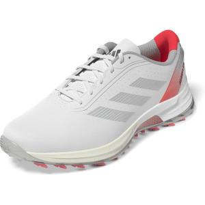 adidas Women’s Adizero ZG Spikeless Shoes(Footwear White/Silver Metallic/Lucid Red)