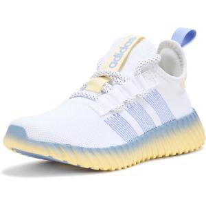 adidas Women’s Kaptir Flow Sneaker(White/Clear Sky/Silver Metallic)