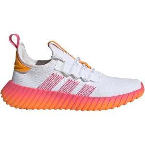 adidas Women’s Kaptir Flow Sneaker(White/Pulse Magenta/Crew Orange)