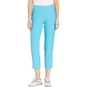 adidas Women’s Pull-on Ankle Pant(Bright Cyan)