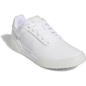 adidas Women’s Retrocross Spikeless Golf Shoes(Footwear White/Crystal Jade/Off White)