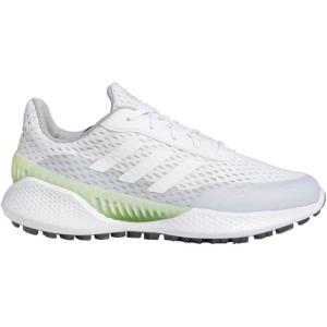 adidas Women’s Summervent Spikeless Golf Shoes(Footwear White/Footwear White/Almost Lime)