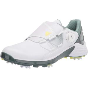 adidas Women’s W Response Bounce 2 Golf Shoe(White/Acid Yellow/Hazy Green)