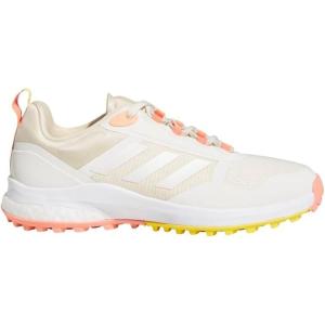 adidas Women’s Zoysia Spikeless Golf Shoe(Chalk White/Zero Metallic/Sand Strata)