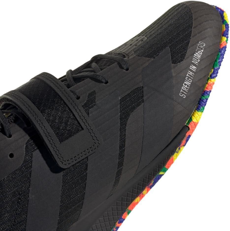 imageadidas UnisexAdult Adipower Weightlifting 3 ShoesCross TrainerBlackBlackGold Metallic