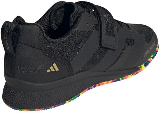 imageadidas UnisexAdult Adipower Weightlifting 3 ShoesCross TrainerBlackBlackGold Metallic