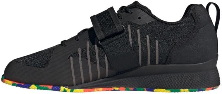 imageadidas UnisexAdult Adipower Weightlifting 3 ShoesCross TrainerBlackBlackGold Metallic