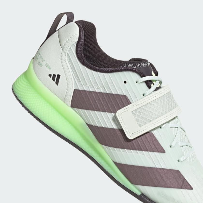 imageadidas UnisexAdult Adipower Weightlifting 3 ShoesCross TrainerCrystal JadeAurora MetallicGreen Spark