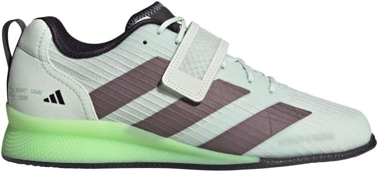 imageadidas UnisexAdult Adipower Weightlifting 3 ShoesCross TrainerCrystal JadeAurora MetallicGreen Spark