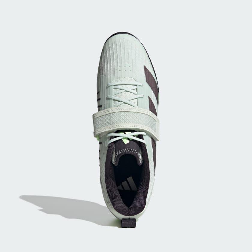 imageadidas UnisexAdult Adipower Weightlifting 3 ShoesCross TrainerCrystal JadeAurora MetallicGreen Spark