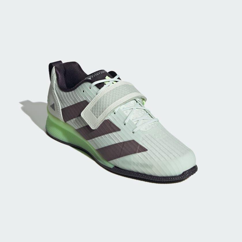 imageadidas UnisexAdult Adipower Weightlifting 3 ShoesCross TrainerCrystal JadeAurora MetallicGreen Spark
