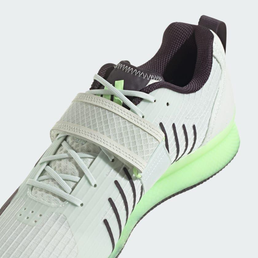 imageadidas UnisexAdult Adipower Weightlifting 3 ShoesCross TrainerCrystal JadeAurora MetallicGreen Spark