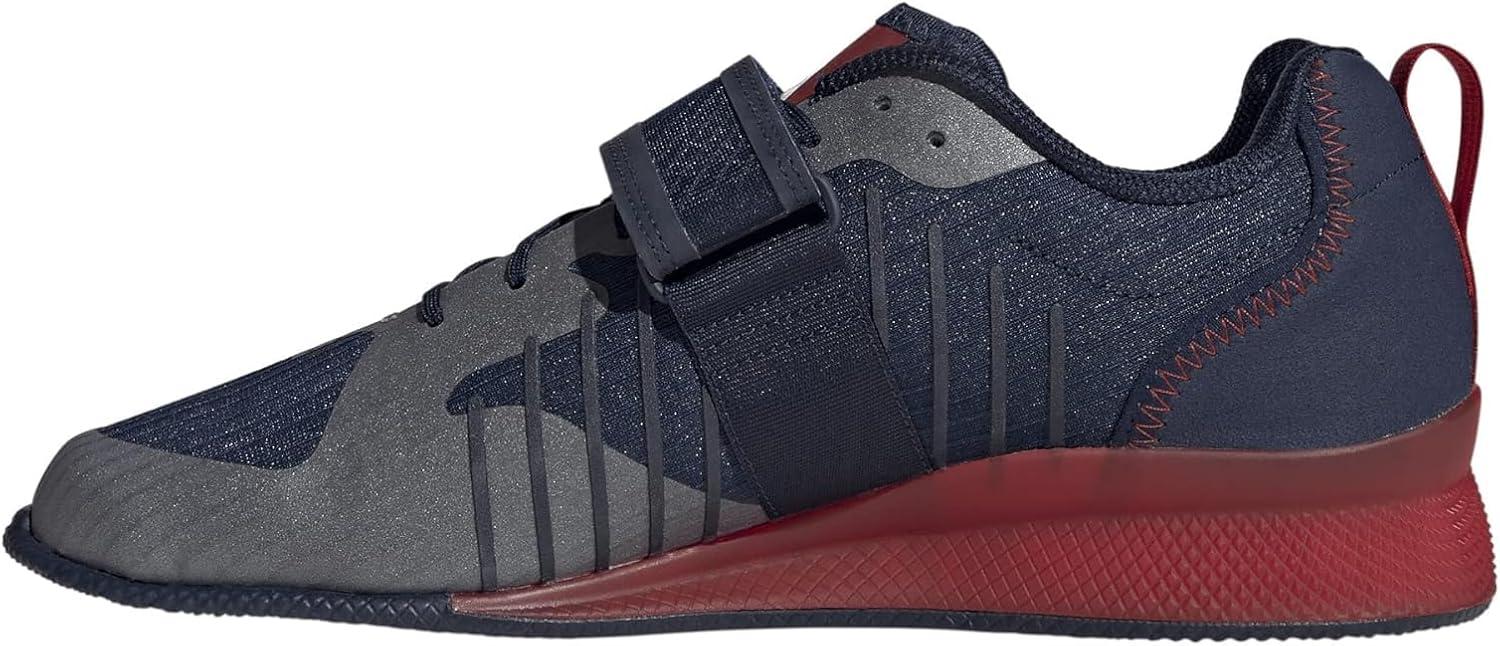 imageadidas UnisexAdult Adipower Weightlifting 3 ShoesCross TrainerNavyWhiteScarlet
