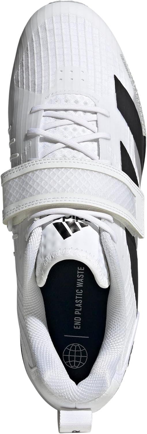 imageadidas UnisexAdult Adipower Weightlifting 3 ShoesCross TrainerWhiteBlackGrey