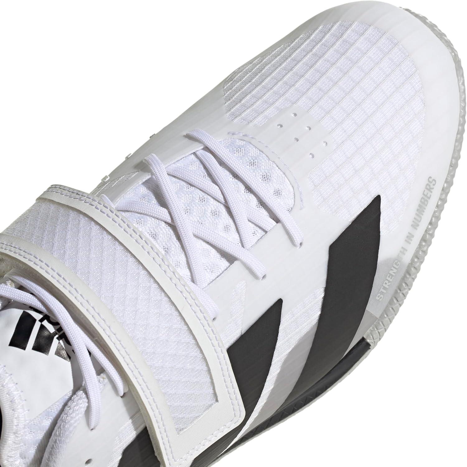 imageadidas UnisexAdult Adipower Weightlifting 3 ShoesCross TrainerWhiteBlackGrey