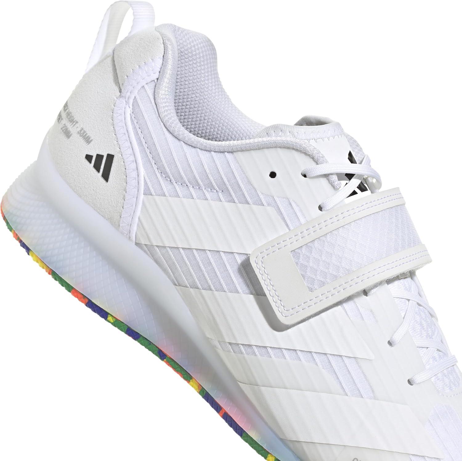 imageadidas UnisexAdult Adipower Weightlifting 3 ShoesCross TrainerWhiteWhiteBlack