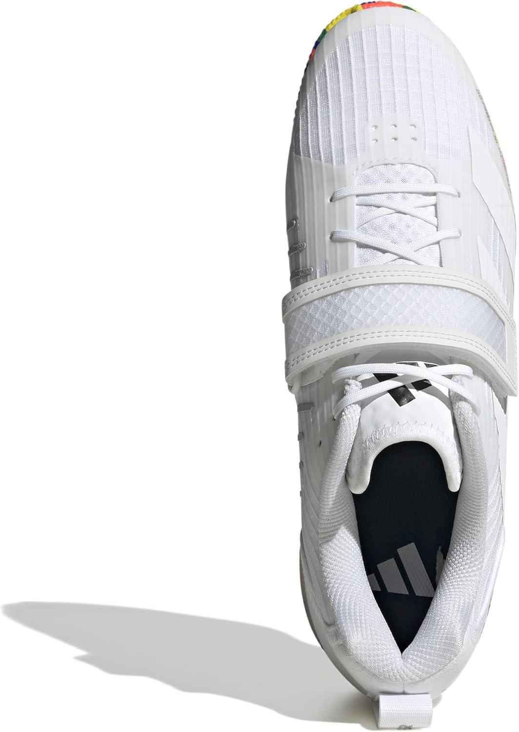 imageadidas UnisexAdult Adipower Weightlifting 3 ShoesCross TrainerWhiteWhiteBlack