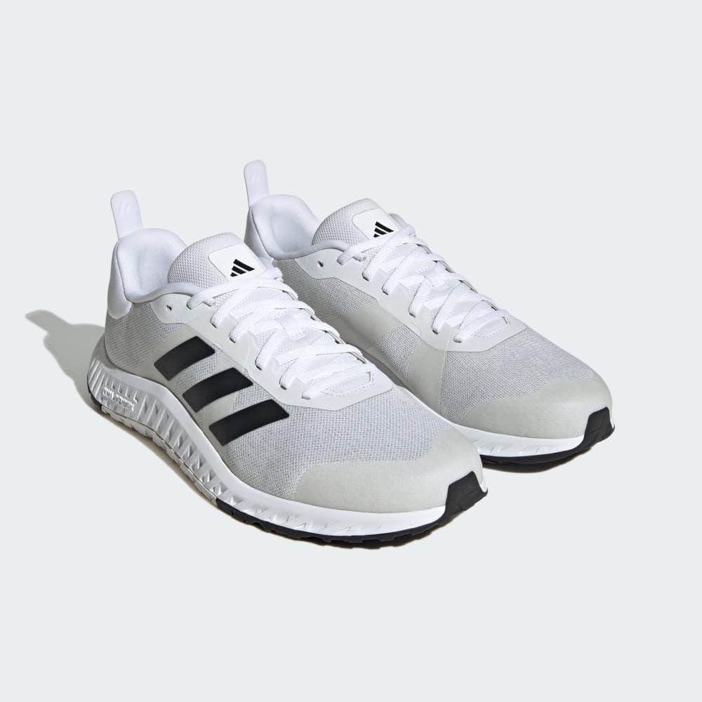imageadidas UnisexAdult Everyset Training SneakerWhiteBlackGrey